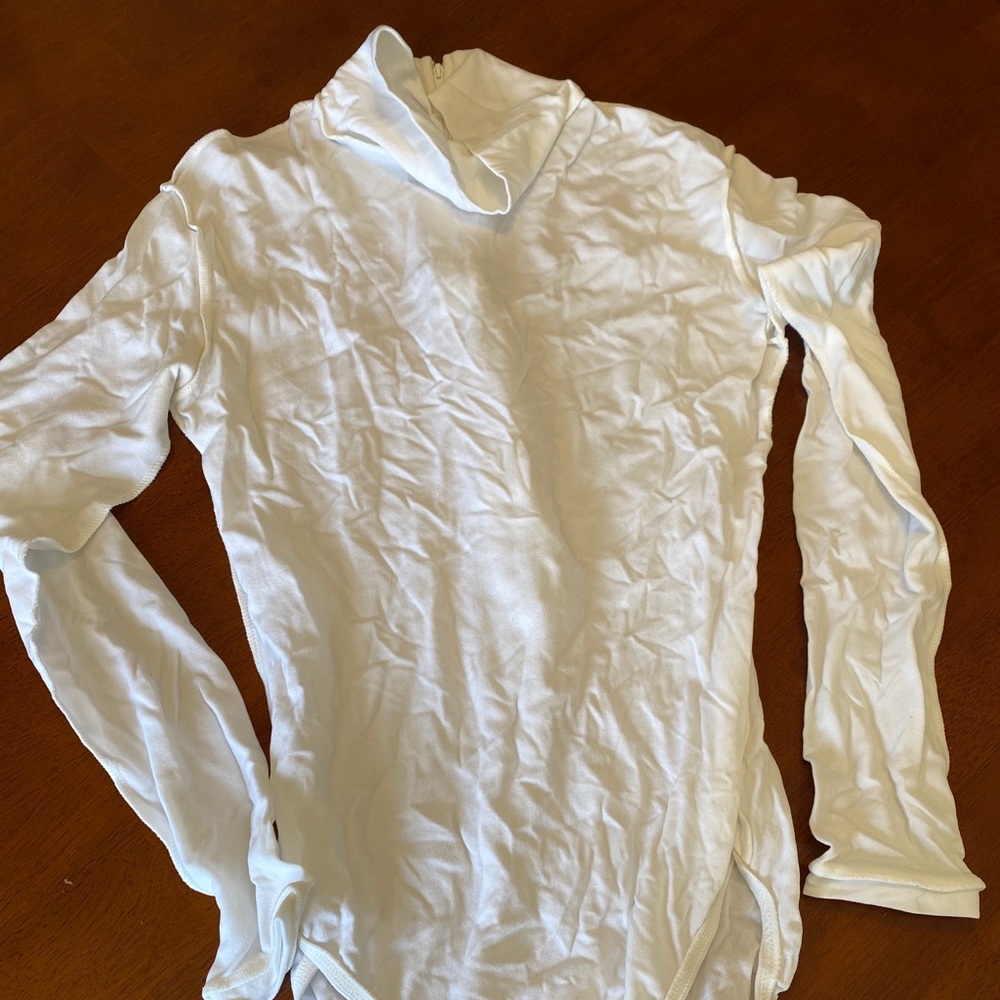 White Dance leotard